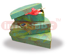 MARBLE PAPER NESTED BOX: